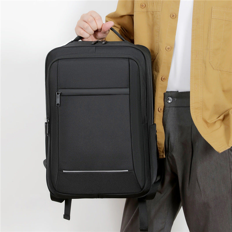 Men's High-grade Expansion Large Capacity Fashion Commuter Business Backpack