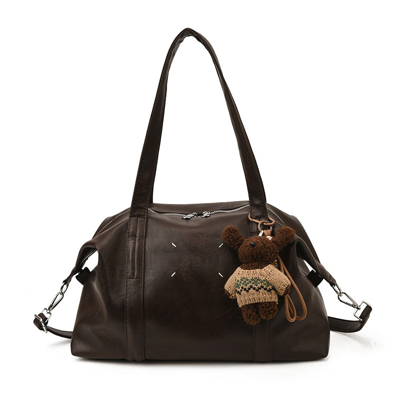 Commuter Simple Retro Large Capacity Underarm Women's Shoulder Bag
