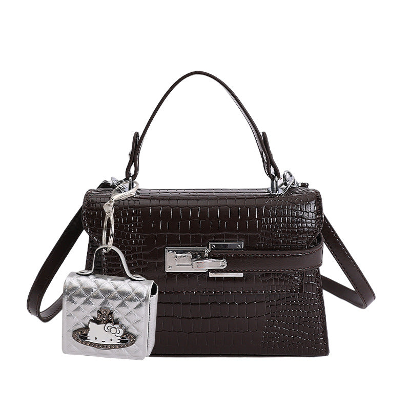 Trendy Women's Korean Fashion Twist High-grade Women's Shoulder Bag