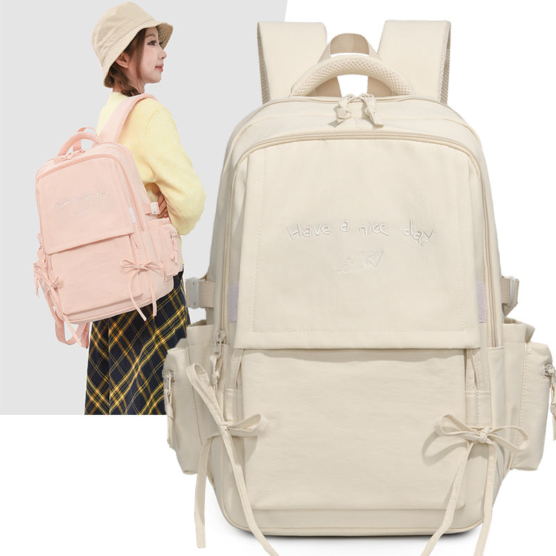 New Simple High College Large Capacity Backpacks
