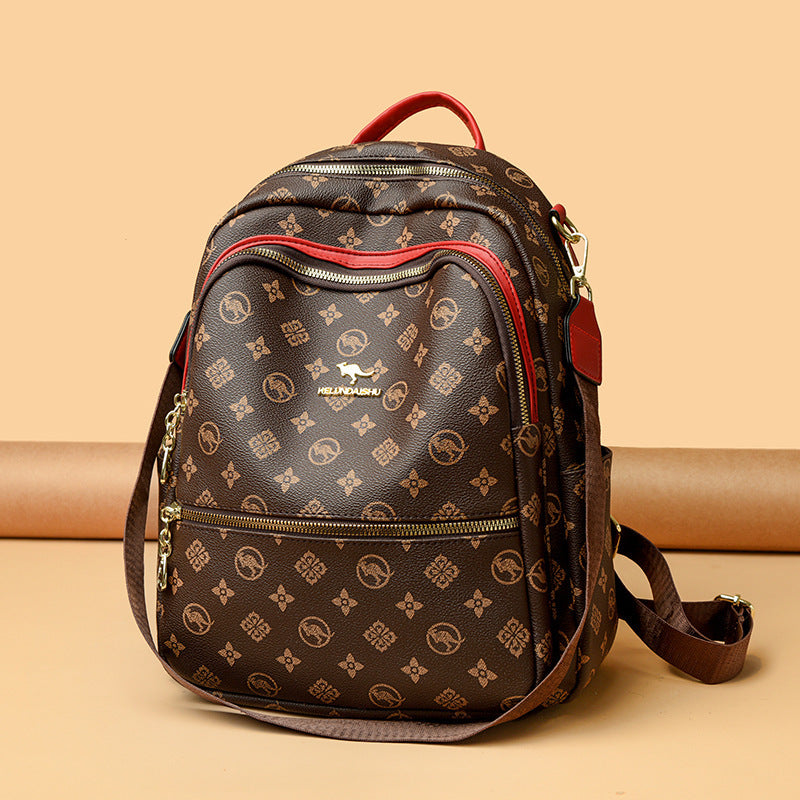 Women's Fashion Trend Printed Large Capacity Women's Backpack