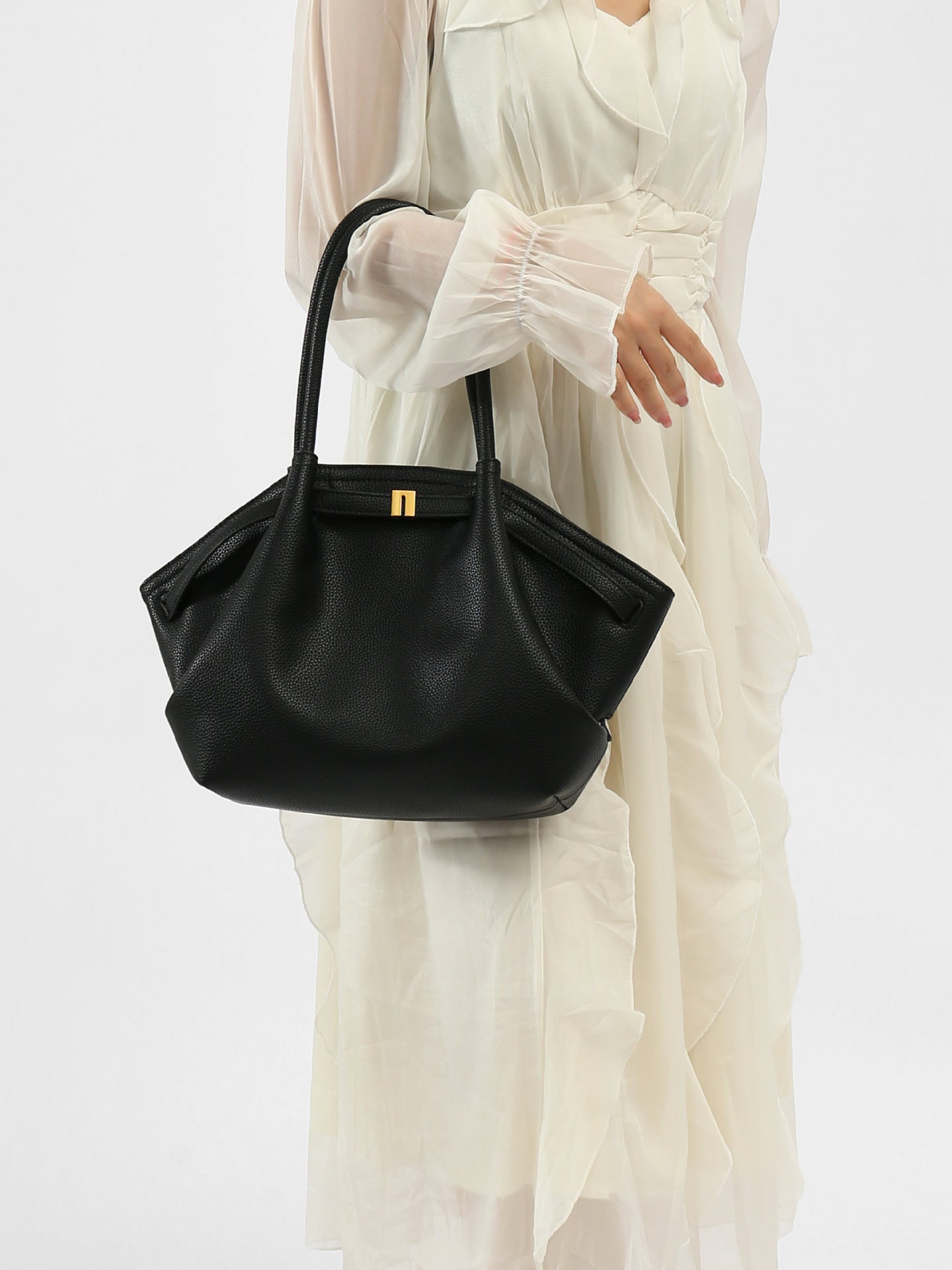 Women's Underarm French Minority Design Retro Fashion Large Shoulder Bags