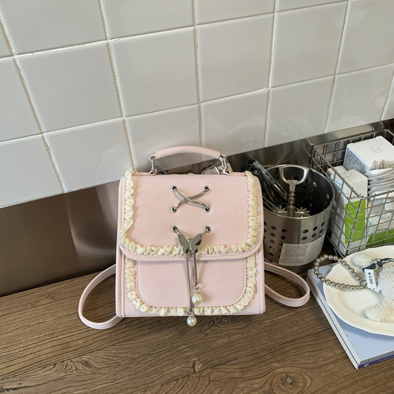 Women's Good-looking Simple Fashion Portable Korean Commuter College Backpacks