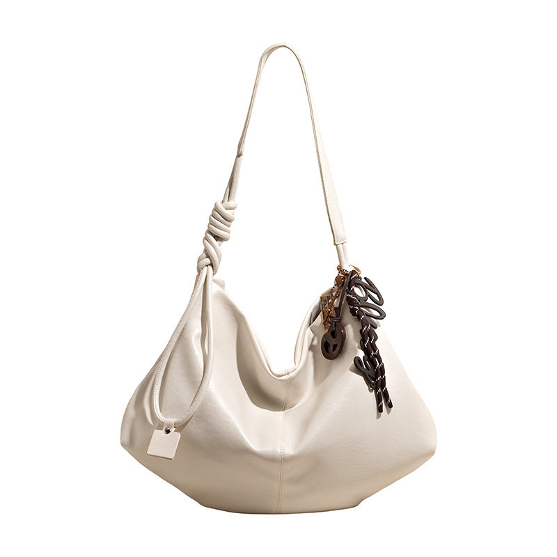 Large Capacity Korean Style Simple Western Lazy Minority Tote Bag