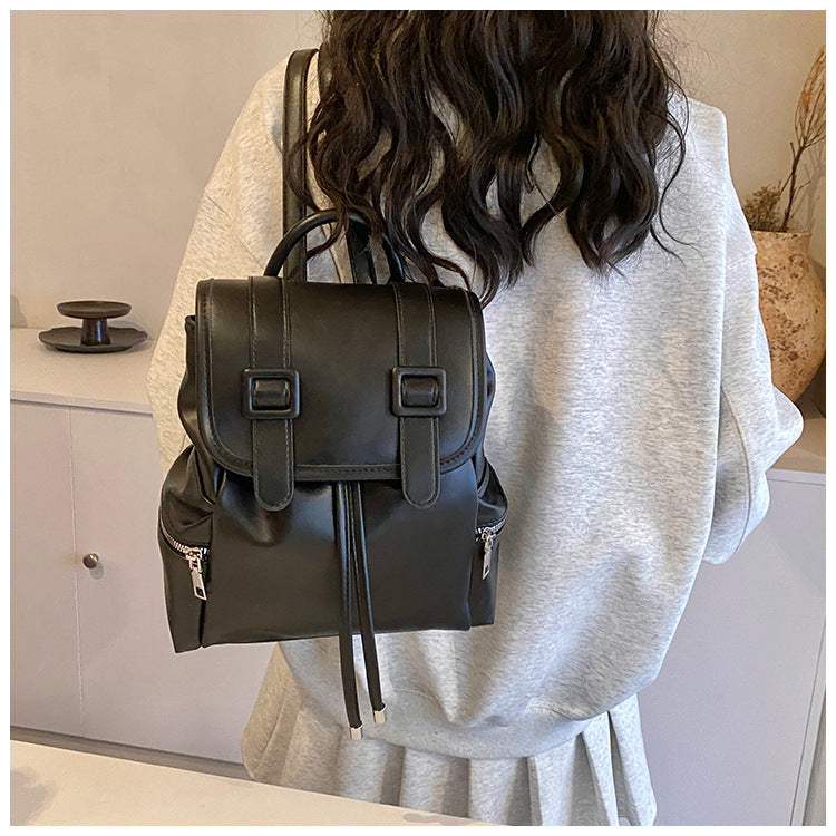 Women's Double Macaron Solid Color High Sense Women's Shoulder Bag