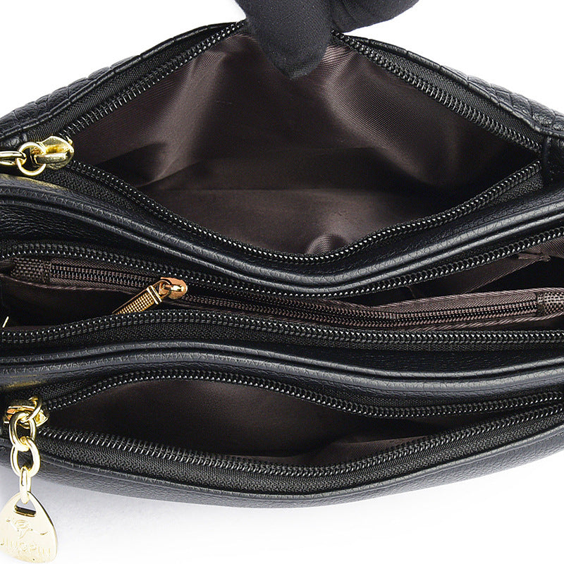 Embossed Large Capacity Underarm Multipurpose Portable Women's Messenger Bag