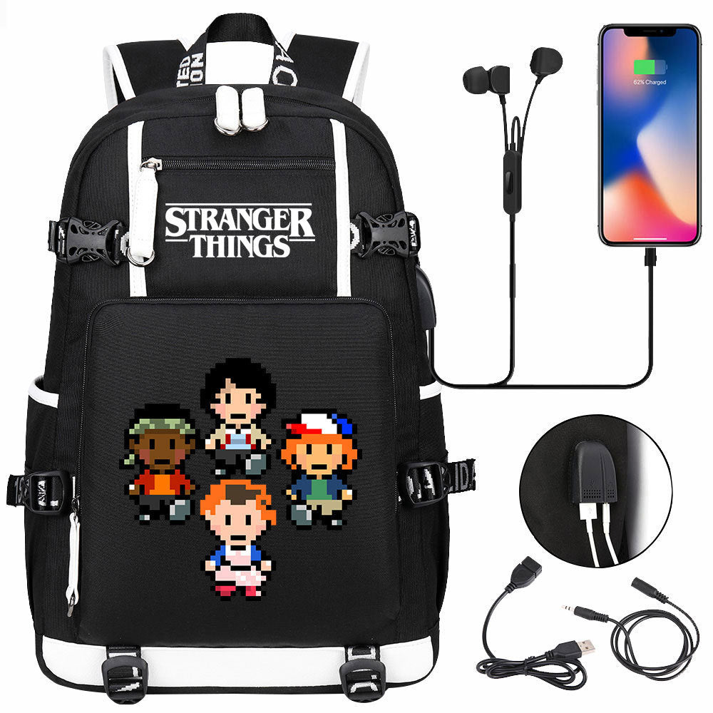 Women's & Men's Peripheral Printed Youth Leisure Backpack