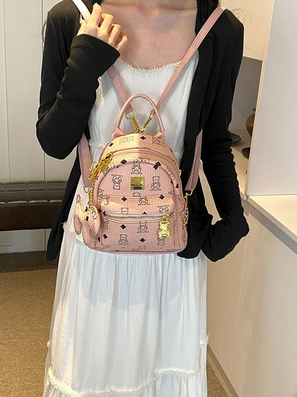 Women's & Men's Printed Niche High Sense Commute Leisure Backpack