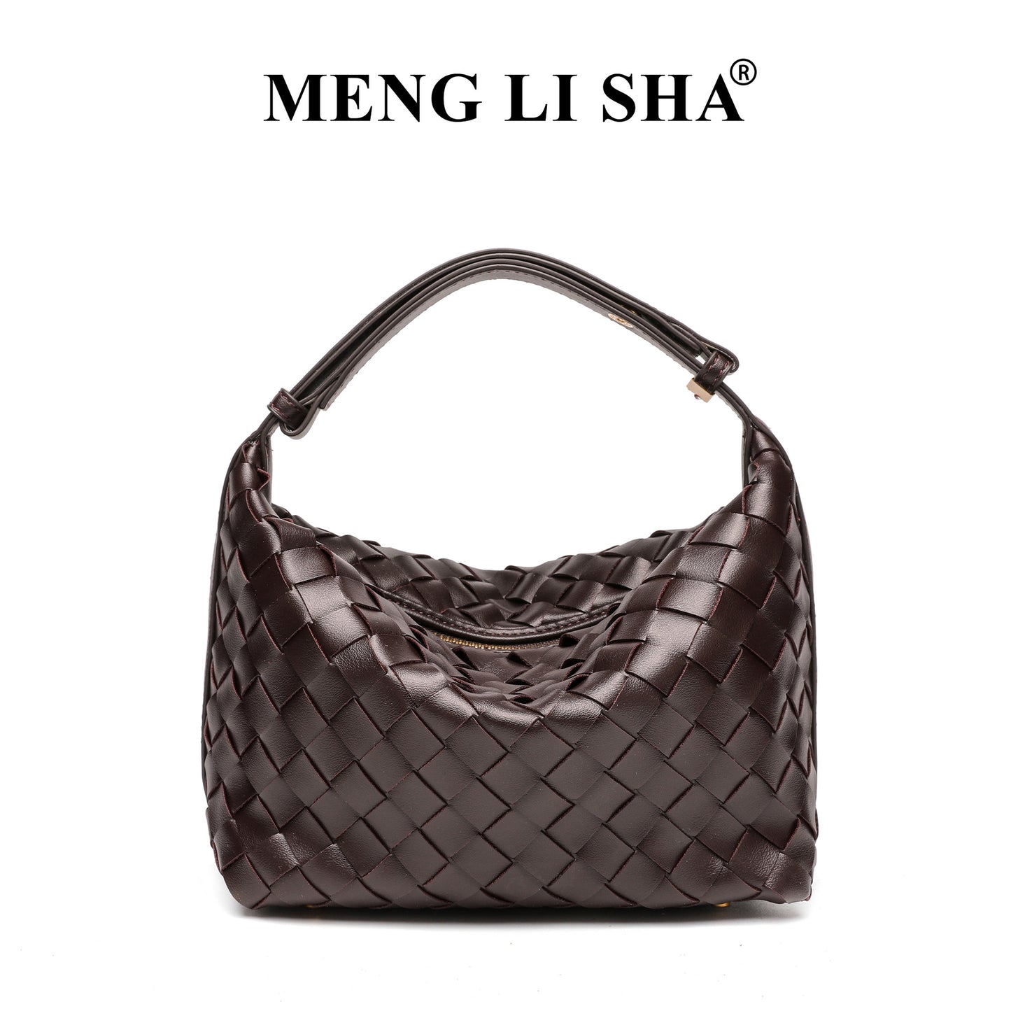 Women's Advanced Texture Woven Portable Lunch Fashion Simple Bags