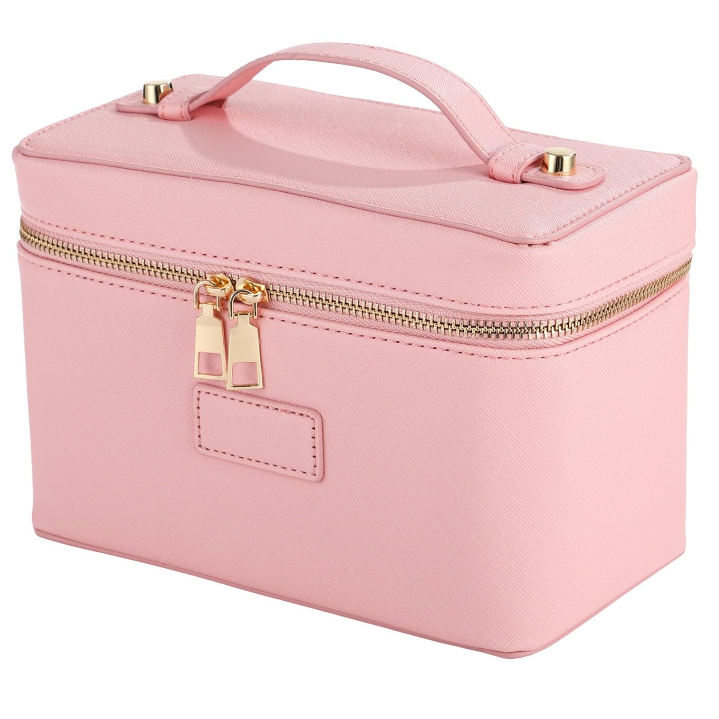 Partition Portable Large Capacity Leather Classification Makeup Bag