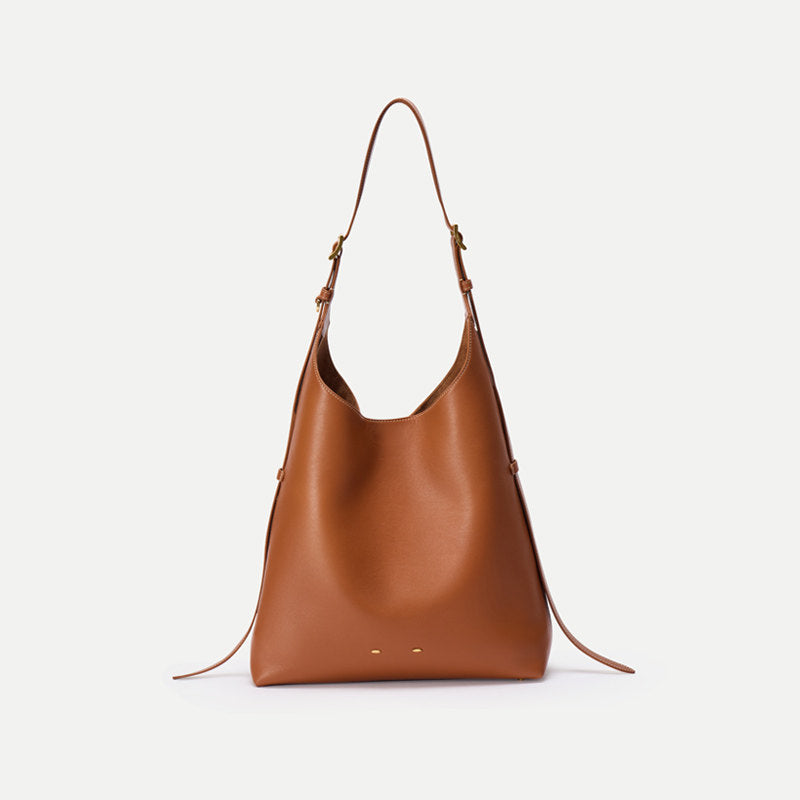 Women's Ye Tong Hanging Earmuff Napa Cowhide Women's Shoulder Bag