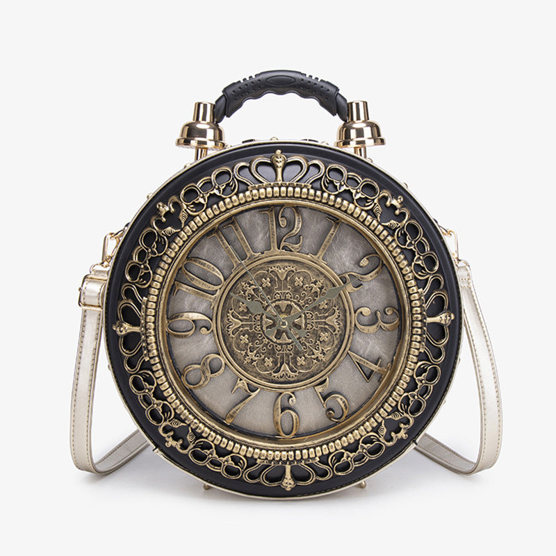 Style Fashionable Korean Elegant Creative Large Clock Watch Fashion Personalized Women's Messenger Bag