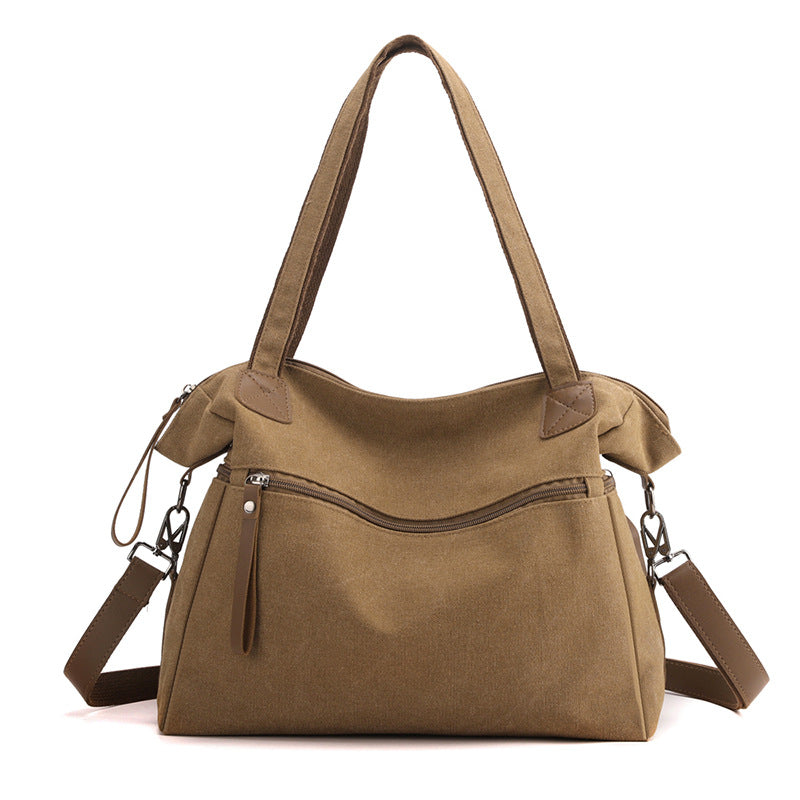 Women's Quality Canvas Large Capacity Commuter Totes Women's Shoulder Bag