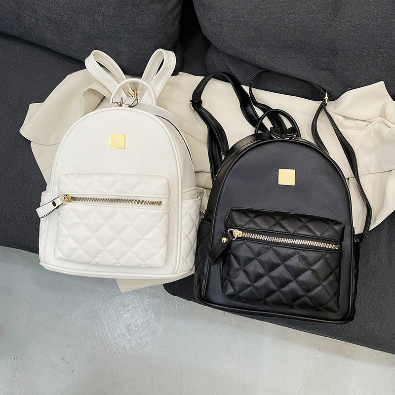 Women's Leather Diamond Embroidery Thread For Lightweight Trendy Fashion Backpacks