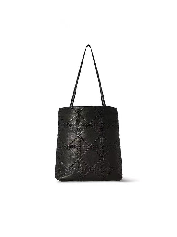 Women's Design Diamond Style Premium Vintage Waste Soil Matching Bags