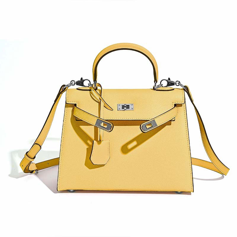 Women's Generation Kelly Palm Print Cowhide High-grade Bags