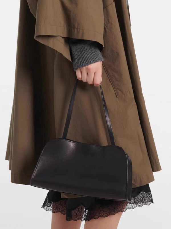 Women's Fashionable Soft Milk Drinking Calfskin Underarm Women's Messenger Bag
