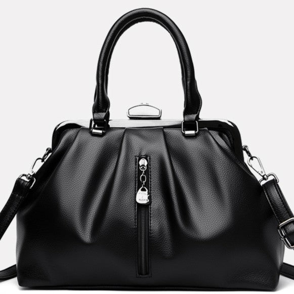 Design Fashion Pleated Hand Simple Large Capacity Commute Women's Messenger Bag