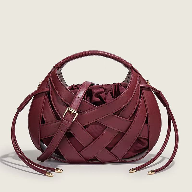 Women's Woven High-grade Fashion Underarm Niche Design Women's Messenger Bag