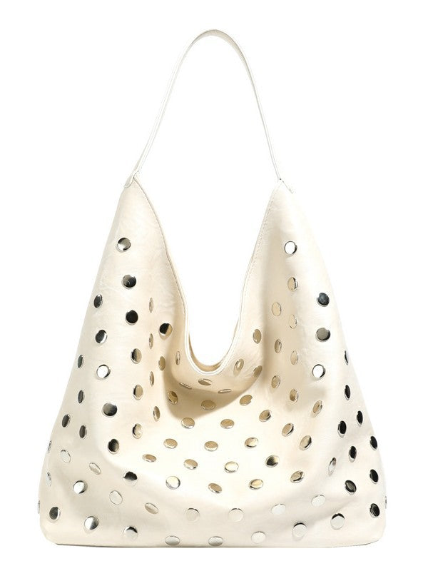 Women's Commuter Large Capacity Underarm Textured Women's Shoulder Bag