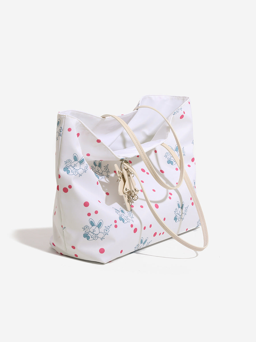 Women's Niche Large Capacity Printing Class Commuter One Travel Bags