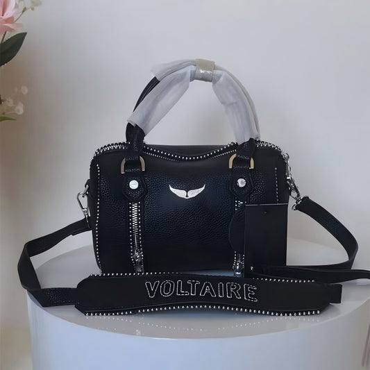 Women's Fashion Black Luxury Design Vintage Envelope Women's Shoulder Bag