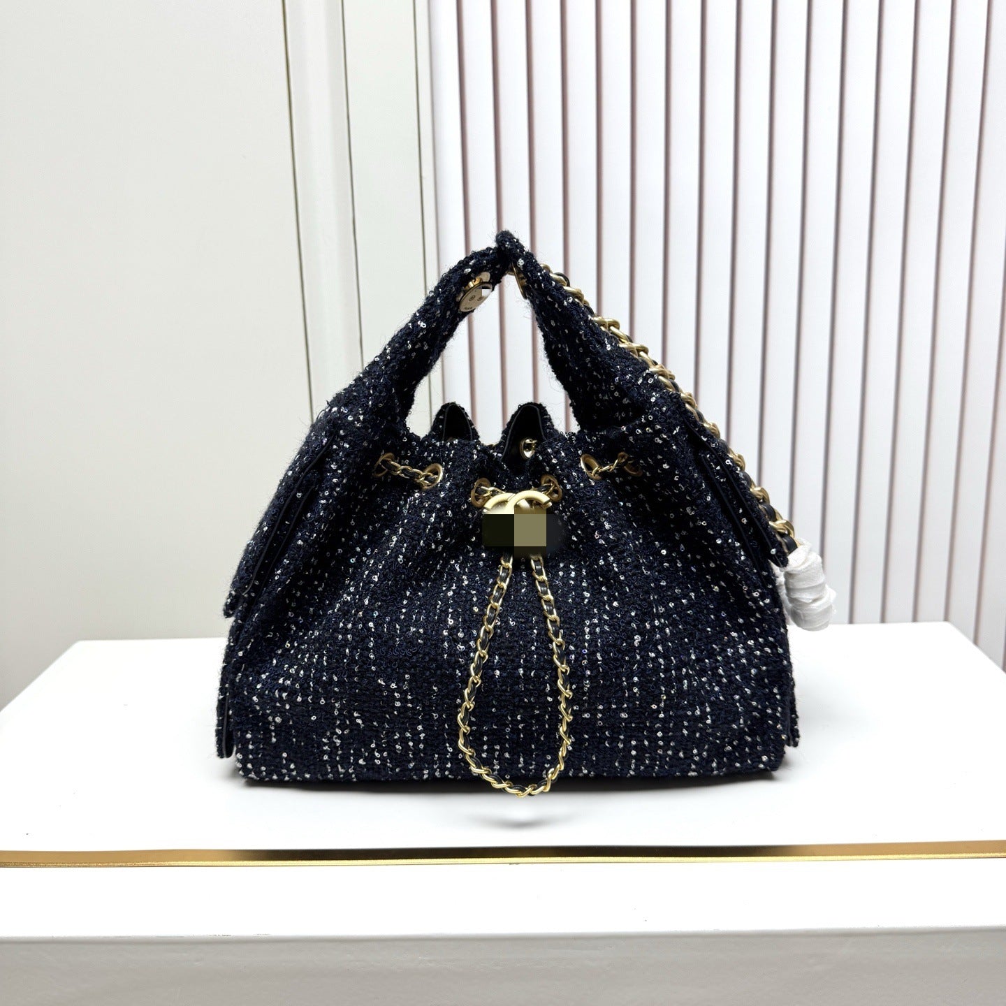 Women's Style Chain Commute Design Diamond Plaid Bags
