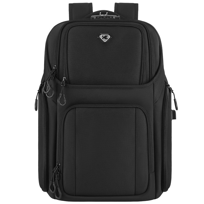 Men's Lightweight Expansion Large Capacity Short-distance Password Business Backpack