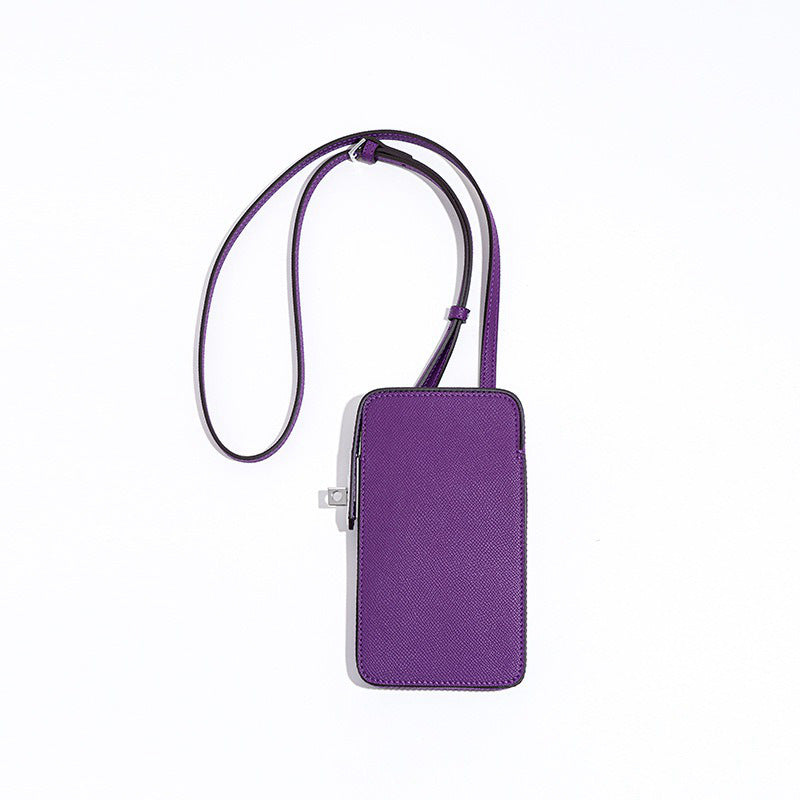 Fashion Genuine Leather Box Simple High-grade Mobile Phone Bag