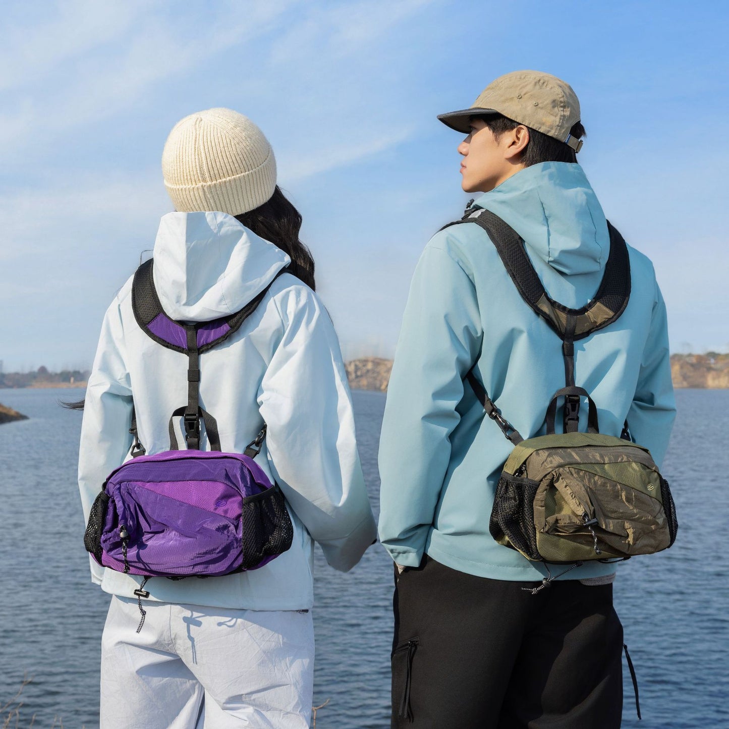 Lightweight Climbing Hiking Trendy Waterproof Oxford Cloth Sports Backpack