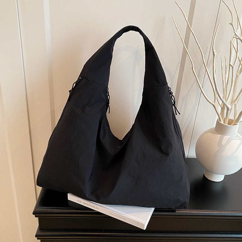 Women's Versatile Large Capacity Commuter Fashion Canvas Underarm Bag