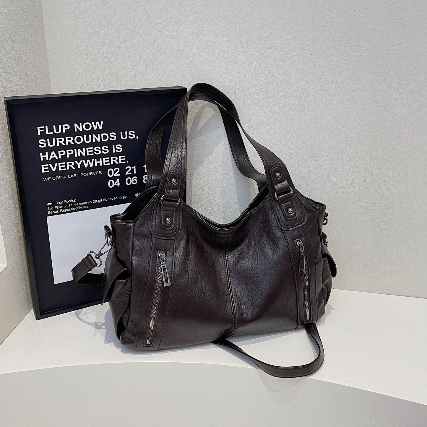 Women's Capacity High-grade Light Luxury Design Sense Niche Tote Bags
