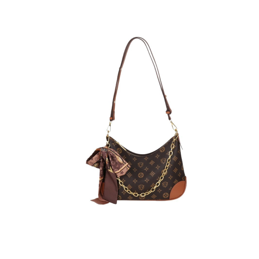 Women's Light Luxury Croissant Trendy Fashion Joker Large Capacity Commuter Women's Messenger Bag