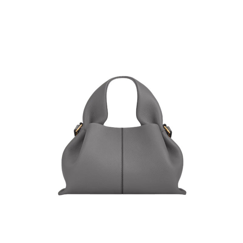 Pauline Cloud French Cowhide Design Dumpling Portable Women's Messenger Bag