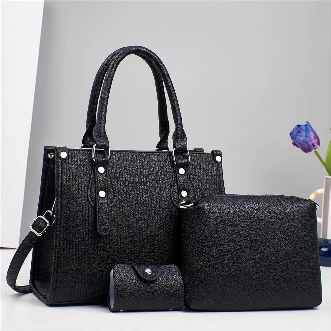 Women's Three-piece Set Mother Portable Large Capacity Tote Bag