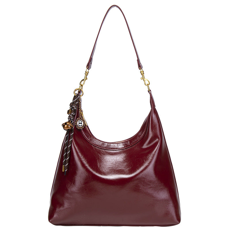 Women's Underarm Simple High-grade Retro Large Capacity Bags