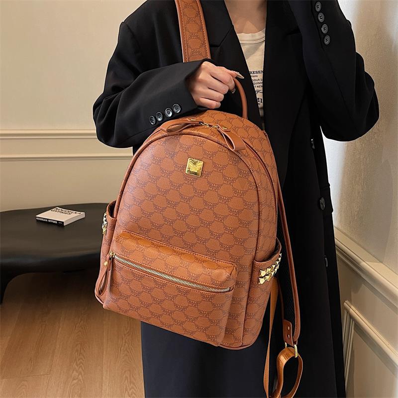 Women's High-grade Printed Large Capacity Fashion Commuter Leisure Backpack