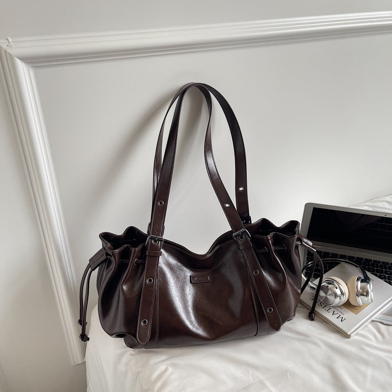 Classic Women's Retro Large Capacity Simple Tote Bags