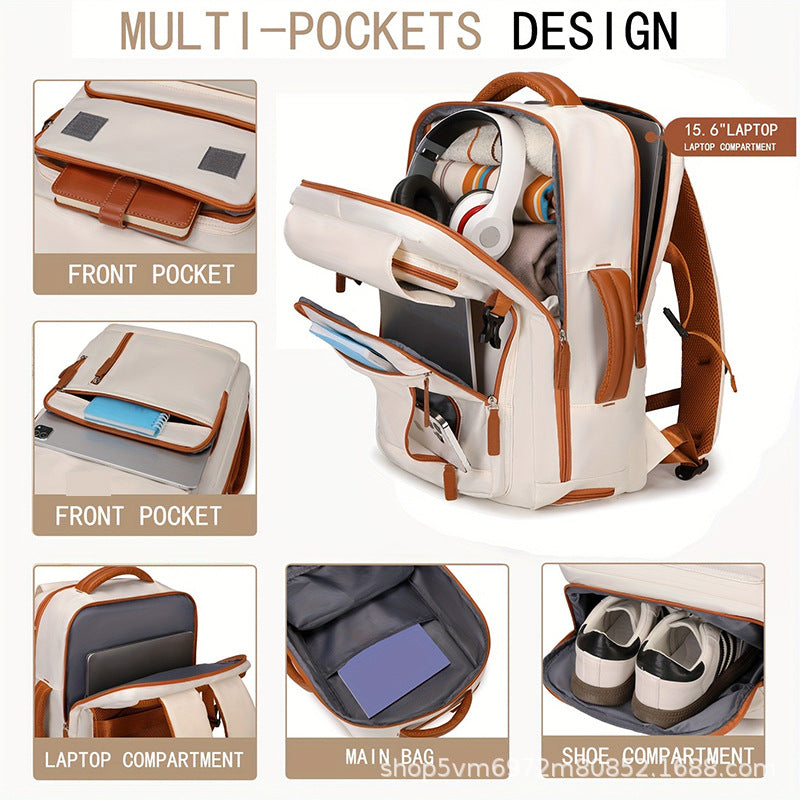 Shoe Compartment Suitable For Inch Adjustable Strap Backpacks