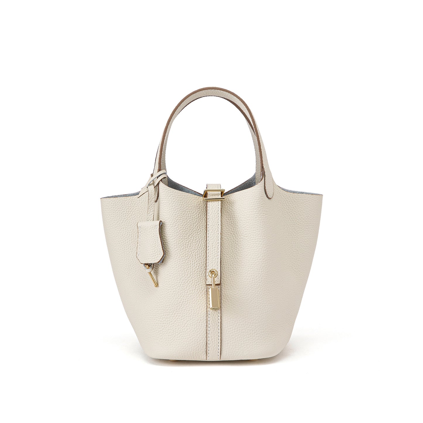 Women's Genuine Leather First Layer Cowhide Vegetable Basket Commute Women's Handbag