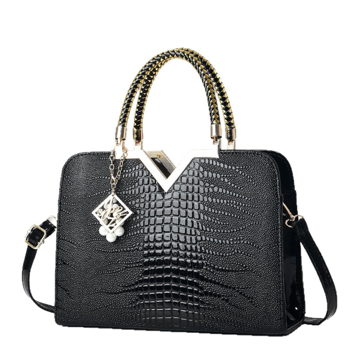 Capacity Fashionable Simple Fashion Summer Elegant Women's Handbag