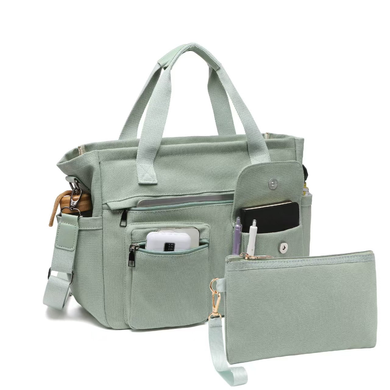 Women's Large Capacity Brief College Teacher Women's Shoulder Bag