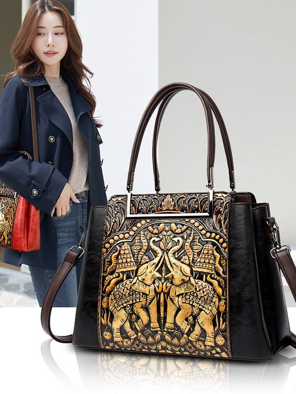 Women's High Sense Large Capacity Retro Fashion Women's Messenger Bag