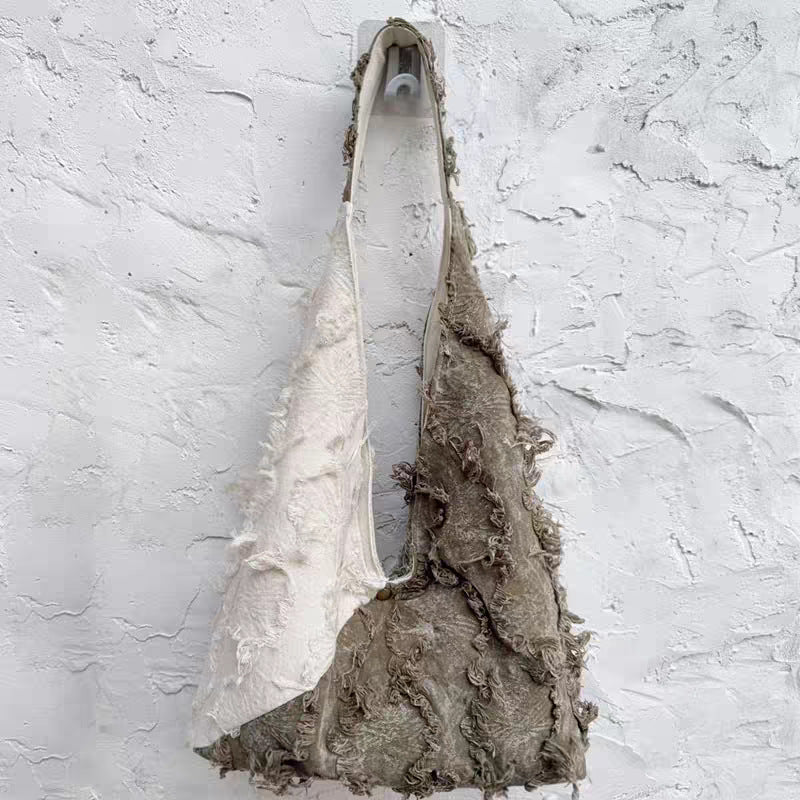 Style Canvas Large Capacity Totes Vintage Tassel Bags