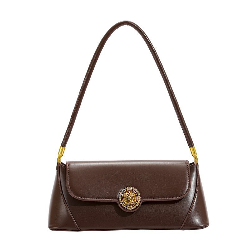 Women's Baguette Advanced Texture Underarm Retro Minority Women's Shoulder Bag