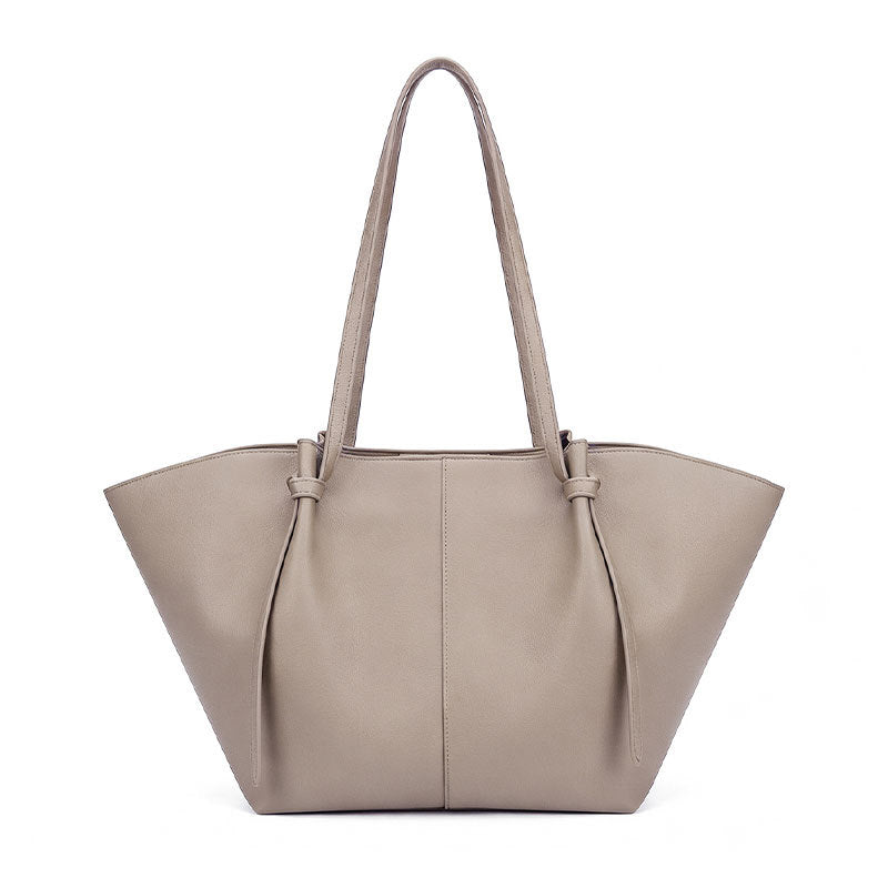 Women's High-grade French Style Simple Large Capacity Tote Bag