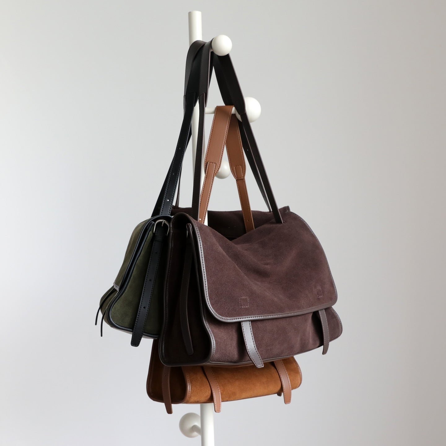 Fashion Women's Frosted Cowhide Retro Leather Women's Shoulder Bag