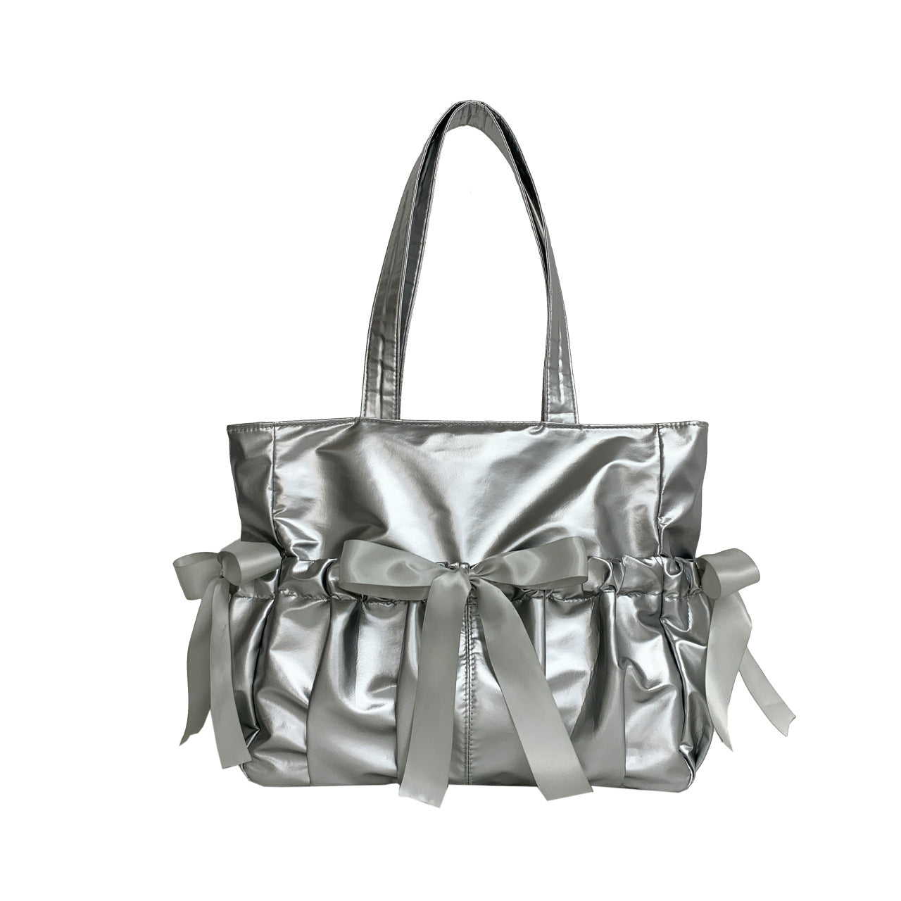 Female Ribbon Sweet Secondary Dimension For Women's Shoulder Bag