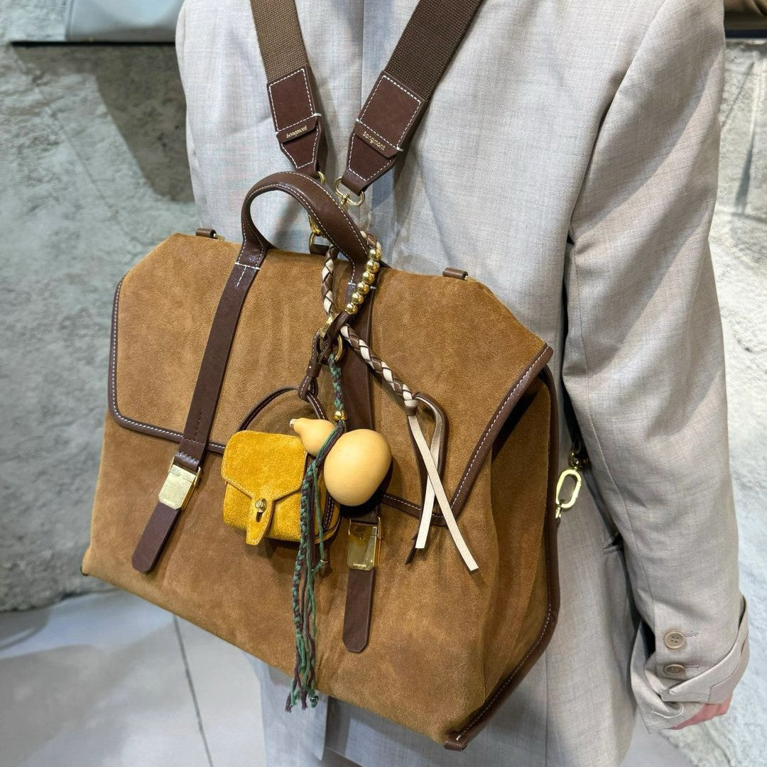 Slouchy Beautiful Unique Mountain Retro Spring Backpacks