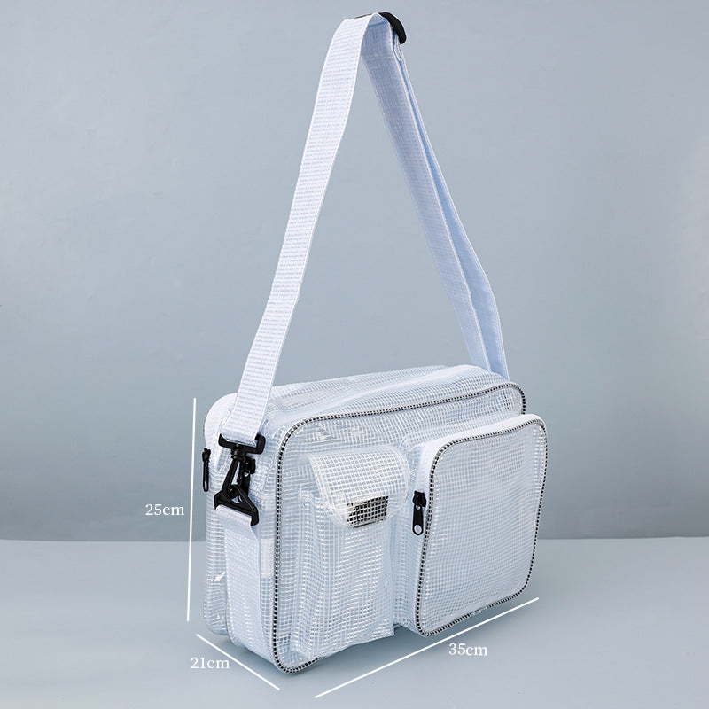 Men's Korean Style Mesh European Standard Environmental Protection Men's Messenger Bag